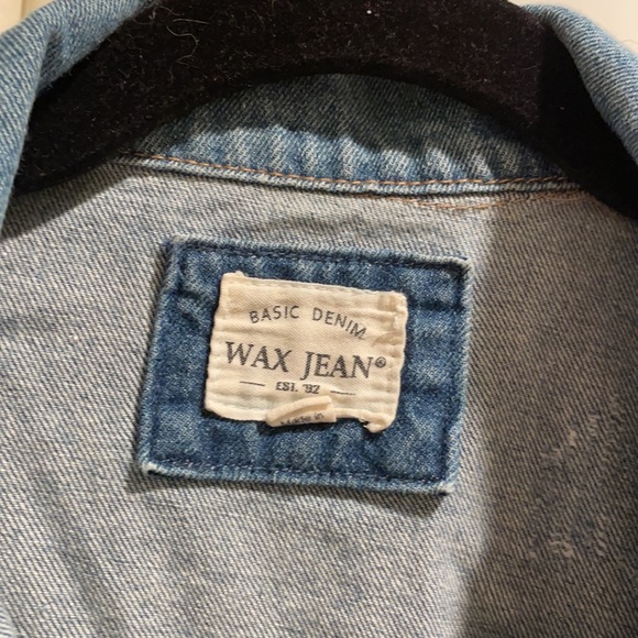 Basic Denim Wax Jean Jacket - Picture 5 of 6